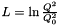 $ L = \ln \frac{Q^2}{Q_0^2}$