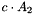 \[ c \cdot A_2 \]