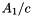 \[ A_1 / c \]